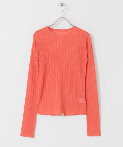 KBF / ケービーエフ ニット・セーター | ランダムRIBシアーニット | 詳細14