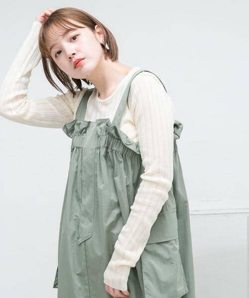 KBF / ケービーエフ ニット・セーター | ランダムRIBシアーニット | 詳細28