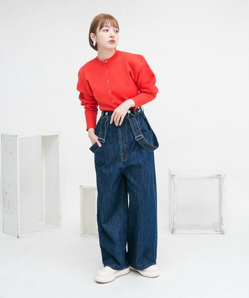 KBF / ケービーエフ カーディガン・ボレロ | リングドットボタンニットカーディガン | 詳細7