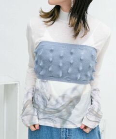 KBF / ケービーエフ その他トップス | ポコポコニットビスチェ