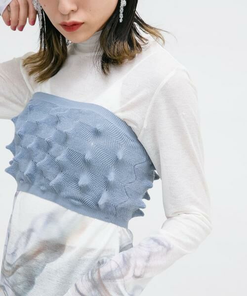 KBF / ケービーエフ その他トップス | ポコポコニットビスチェ | 詳細2