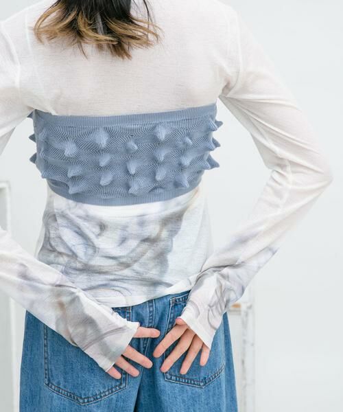 KBF / ケービーエフ その他トップス | ポコポコニットビスチェ | 詳細5