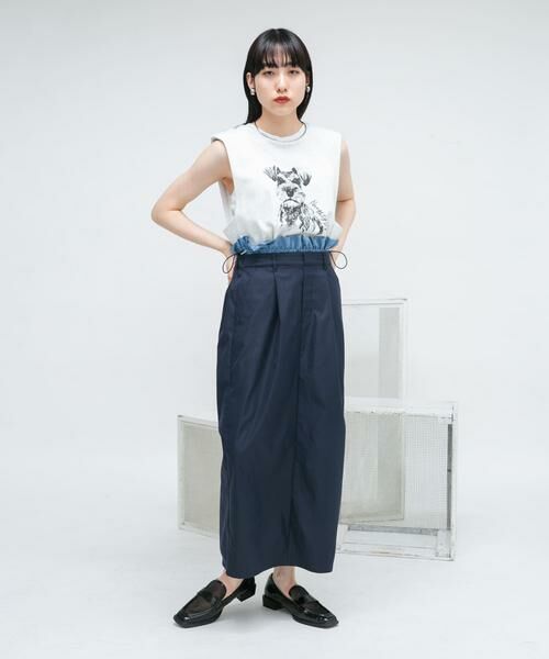 KBF / ケービーエフ スカート | ウエストドロストレイヤードスカート | 詳細5