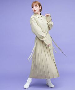 KBF / ケービーエフ ワンピース | プリーツドッキングワンピース