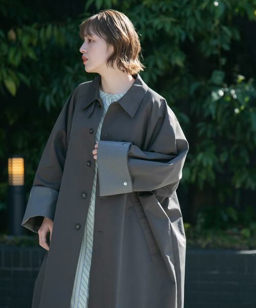 KBF / ケービーエフ ステンカラーコート | ステンカラーBIGBIGコート | 詳細1