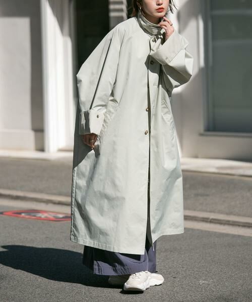 KBF / ケービーエフ ステンカラーコート | ステンカラーBIGBIGコート | 詳細10