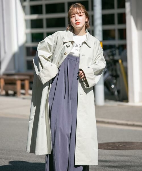 KBF / ケービーエフ ステンカラーコート | ステンカラーBIGBIGコート | 詳細11
