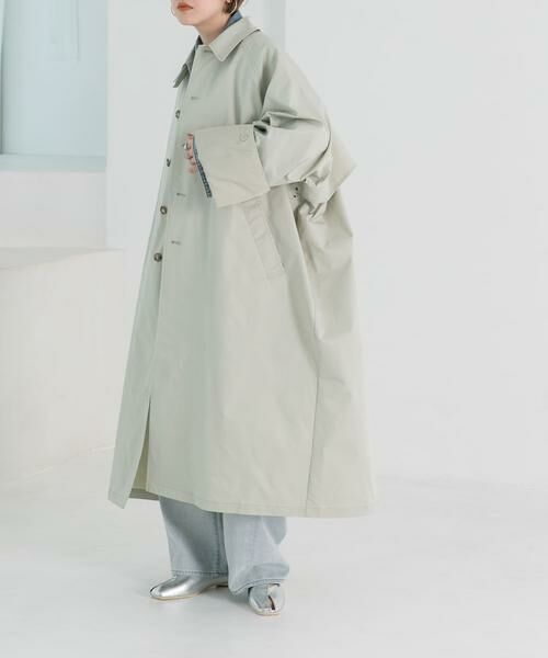 KBF / ケービーエフ ステンカラーコート | ステンカラーBIGBIGコート | 詳細14