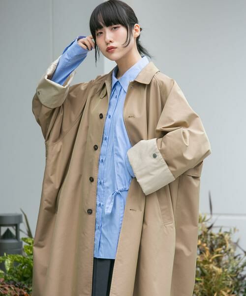 KBF / ケービーエフ ステンカラーコート | ステンカラーBIGBIGコート | 詳細21
