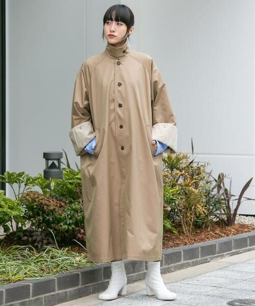 KBF / ケービーエフ ステンカラーコート | ステンカラーBIGBIGコート | 詳細25