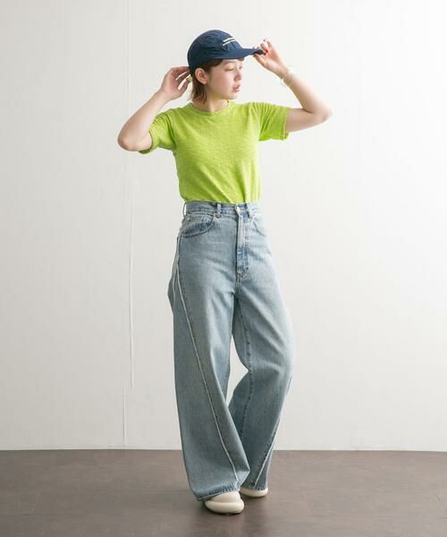 KBF / ケービーエフ Tシャツ | ステッチデザインシャーリングTEE | 詳細10