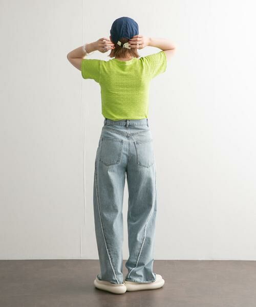 KBF / ケービーエフ Tシャツ | ステッチデザインシャーリングTEE | 詳細12