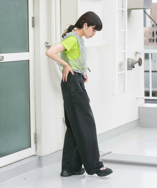 KBF / ケービーエフ Tシャツ | ステッチデザインシャーリングTEE | 詳細4