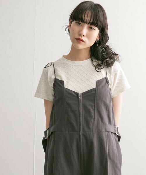 KBF / ケービーエフ Tシャツ | ステッチデザインシャーリングTEE | 詳細19