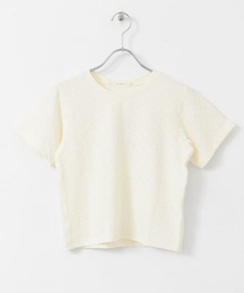 KBF / ケービーエフ Tシャツ | ステッチデザインシャーリングTEE | 詳細25