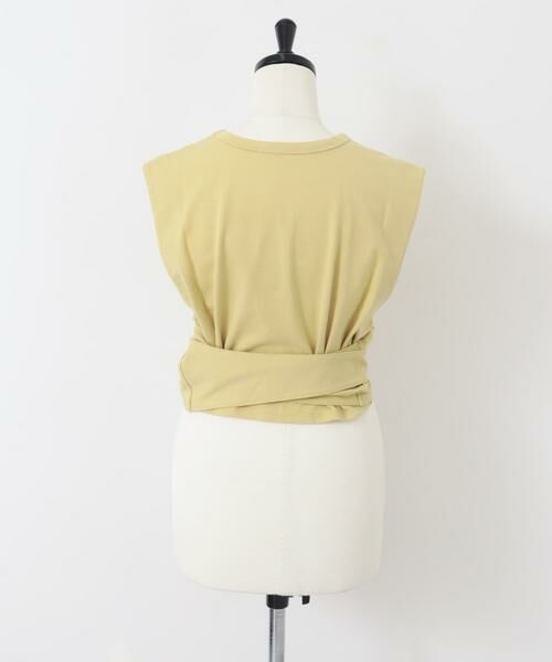 KBF / ケービーエフ Tシャツ | ウエストノットノースリーブトップス | 詳細13