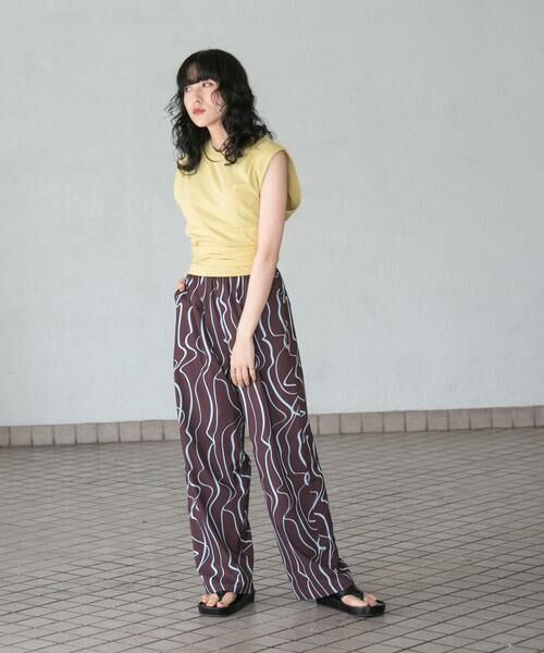 KBF / ケービーエフ Tシャツ | ウエストノットノースリーブトップス | 詳細4