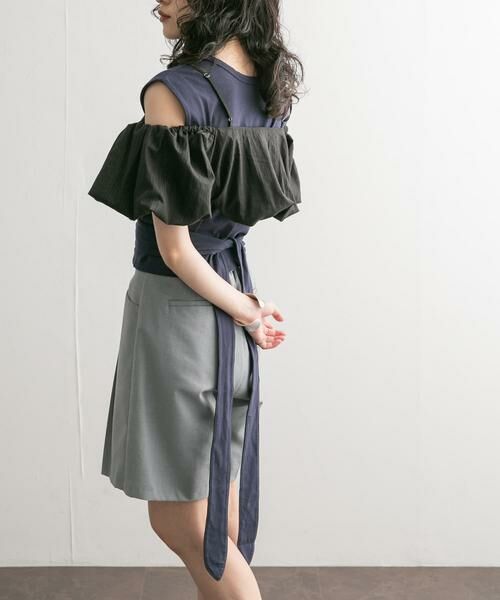 KBF / ケービーエフ Tシャツ | ウエストノットノースリーブトップス | 詳細17