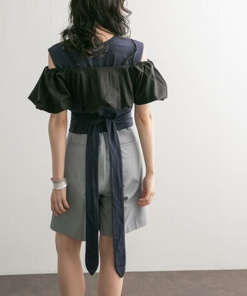 KBF / ケービーエフ Tシャツ | ウエストノットノースリーブトップス | 詳細18