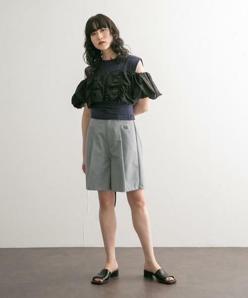 KBF / ケービーエフ Tシャツ | ウエストノットノースリーブトップス | 詳細19