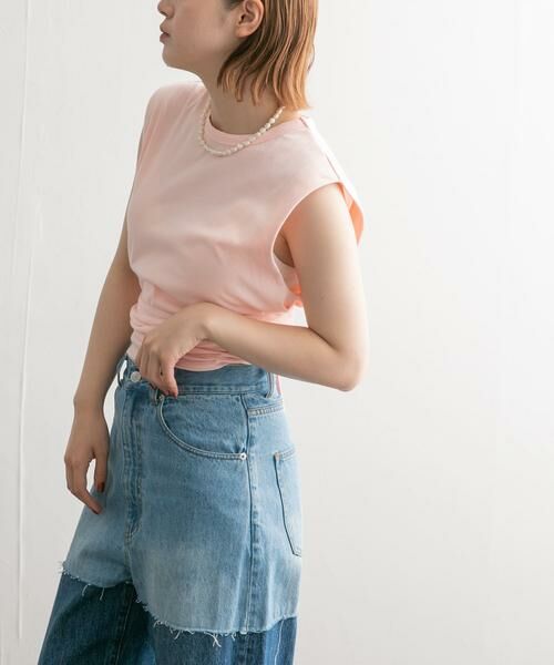 KBF / ケービーエフ Tシャツ | ウエストノットノースリーブトップス | 詳細27