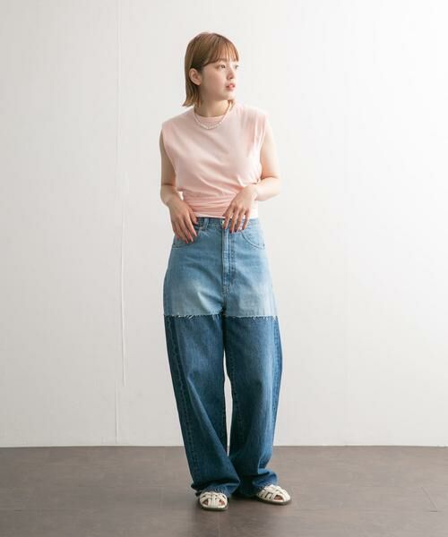 KBF / ケービーエフ Tシャツ | ウエストノットノースリーブトップス | 詳細29