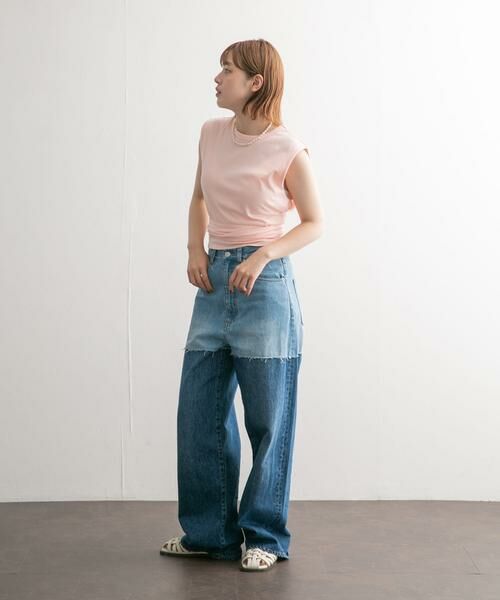 KBF / ケービーエフ Tシャツ | ウエストノットノースリーブトップス | 詳細30