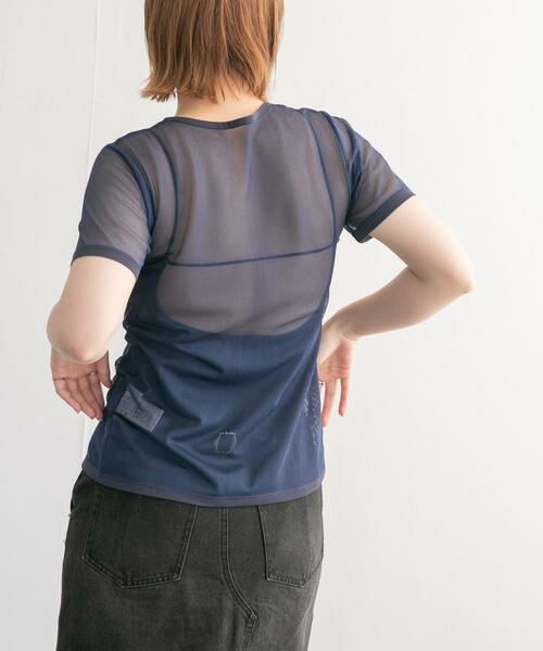 KBF / ケービーエフ Tシャツ | メッシュZIPトップス | 詳細5