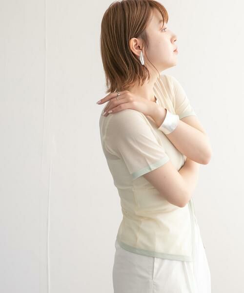 KBF / ケービーエフ Tシャツ | メッシュZIPトップス | 詳細18