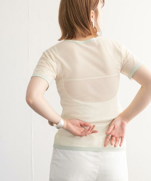 KBF / ケービーエフ Tシャツ | メッシュZIPトップス | 詳細19