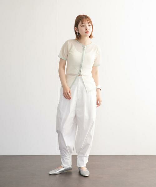 KBF / ケービーエフ Tシャツ | メッシュZIPトップス | 詳細20