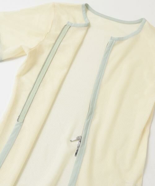 KBF / ケービーエフ Tシャツ | メッシュZIPトップス | 詳細24