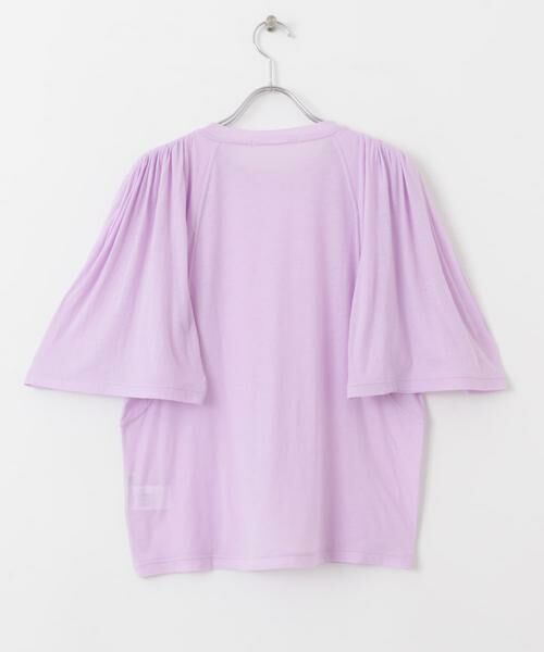 KBF / ケービーエフ Tシャツ | フリルスリーブシアーカットソー | 詳細25