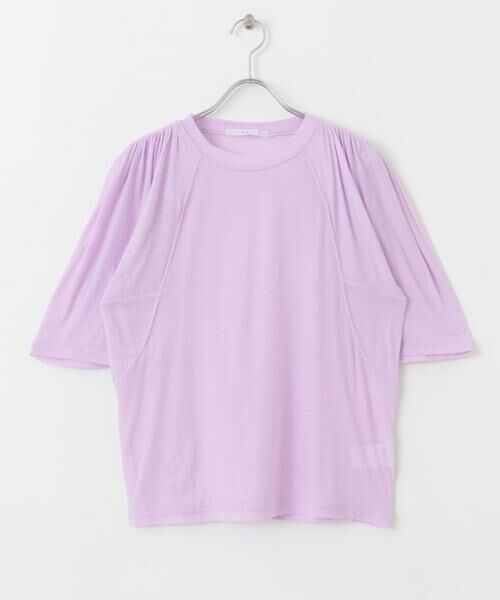 KBF / ケービーエフ Tシャツ | フリルスリーブシアーカットソー | 詳細24