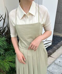 KBF / ケービーエフ カーディガン・ボレロ | ジャガードポロカーディガン