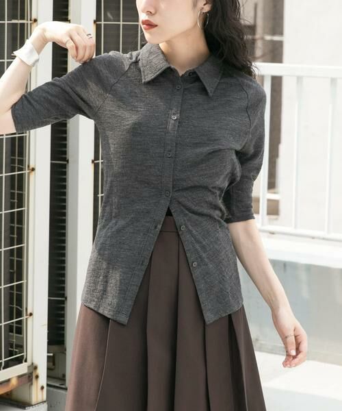 KBF / ケービーエフ カーディガン・ボレロ | ジャガードポロカーディガン | 詳細24