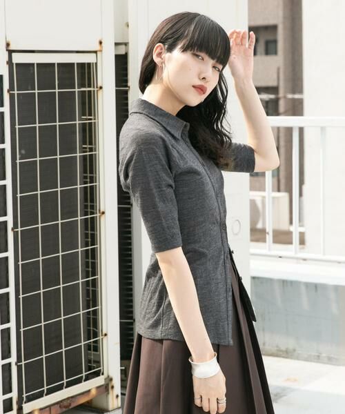 KBF / ケービーエフ カーディガン・ボレロ | ジャガードポロカーディガン | 詳細25