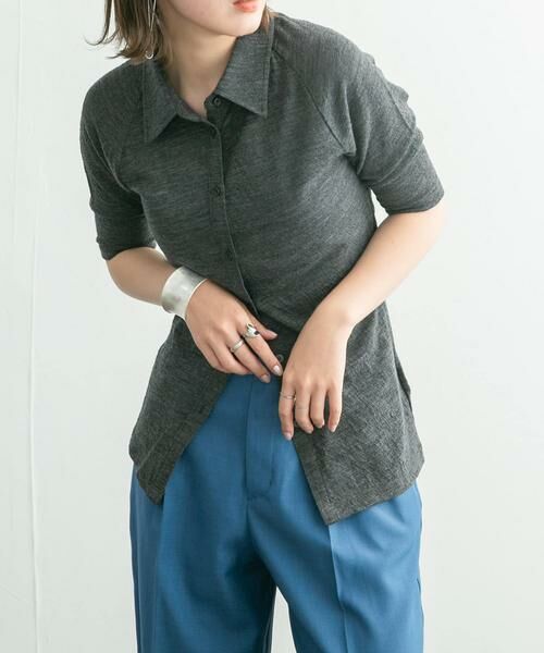 KBF / ケービーエフ カーディガン・ボレロ | ジャガードポロカーディガン | 詳細30