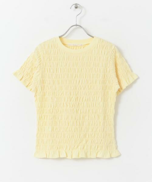 KBF / ケービーエフ Tシャツ | シャーリングプチフリルTEE | 詳細14