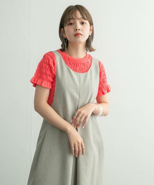 KBF / ケービーエフ Tシャツ | シャーリングプチフリルTEE | 詳細26