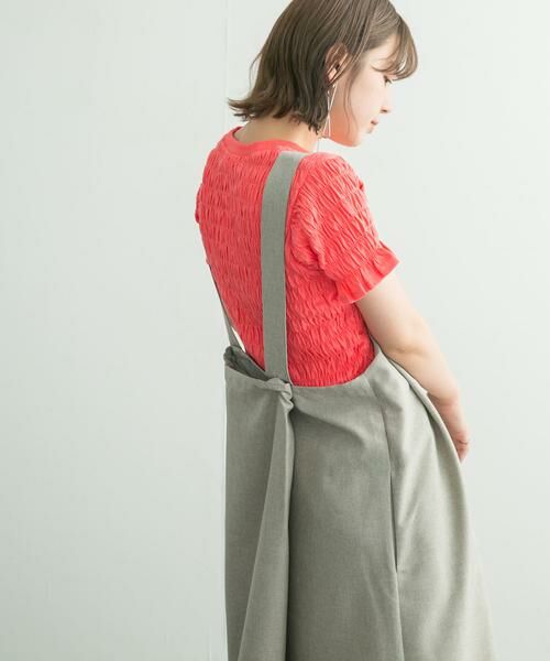 KBF / ケービーエフ Tシャツ | シャーリングプチフリルTEE | 詳細27