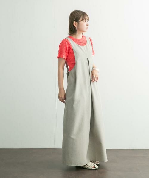 KBF / ケービーエフ Tシャツ | シャーリングプチフリルTEE | 詳細30