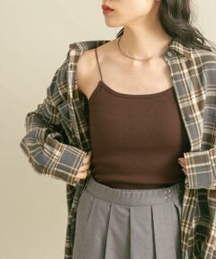 KBF / ケービーエフ キャミソール・チューブトップ | スパゲティストラップカップ付きキャミ