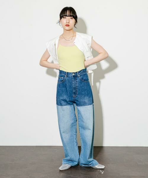 KBF / ケービーエフ キャミソール・チューブトップ | スパゲティストラップカップ付きキャミ | 詳細4