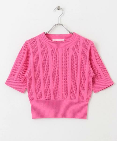 KBF / ケービーエフ ニット・セーター | シアーストライプコンパクトニット | 詳細17