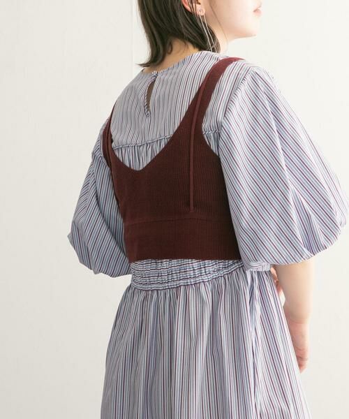 KBF / ケービーエフ ニット・セーター | レイヤードライクニットビスチェ | 詳細2