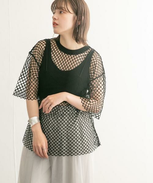 KBF / ケービーエフ ニット・セーター | レイヤードライクニットビスチェ | 詳細17