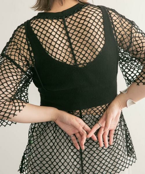 KBF / ケービーエフ ニット・セーター | レイヤードライクニットビスチェ | 詳細19