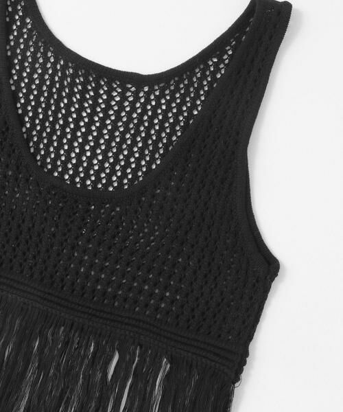 KBF / ケービーエフ ニット・セーター | フリンジニットタンクトップ | 詳細13
