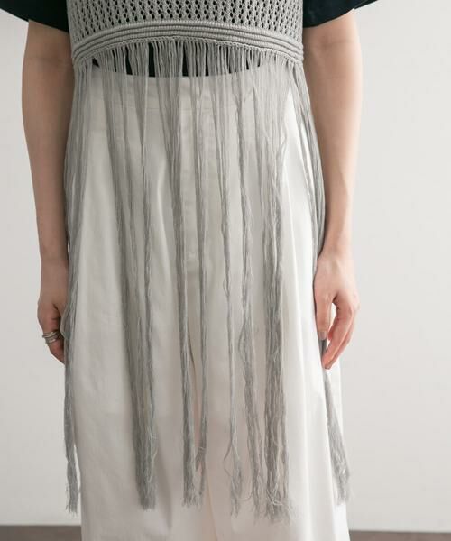 KBF / ケービーエフ ニット・セーター | フリンジニットタンクトップ | 詳細26